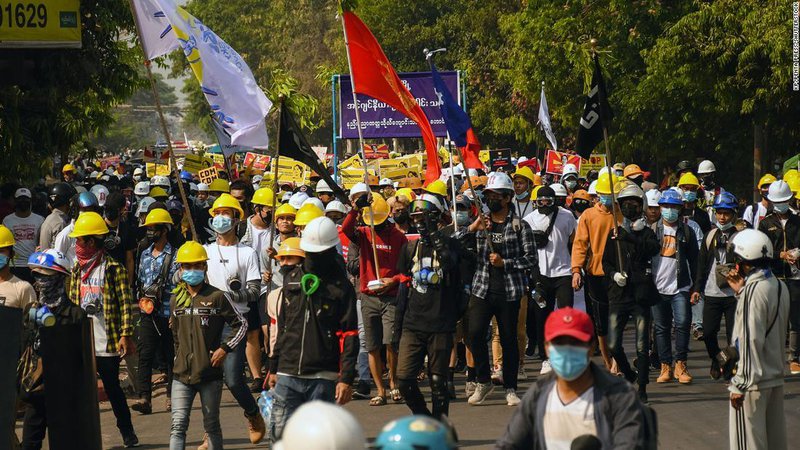 Myanmar protests