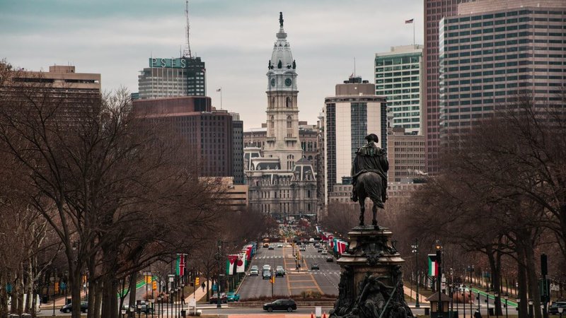 Statue in Philadelphia, USA