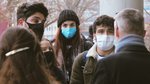 students wearing masks