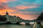 A beautiful bridge in the city of Paris, France