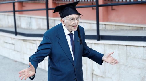 Giuseppe Paterno after earning his bachelor&#8217;s degree in history and philosophy