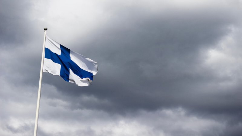 the flag of Finland