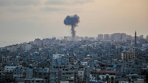 Bombing in Gaza, Palestine