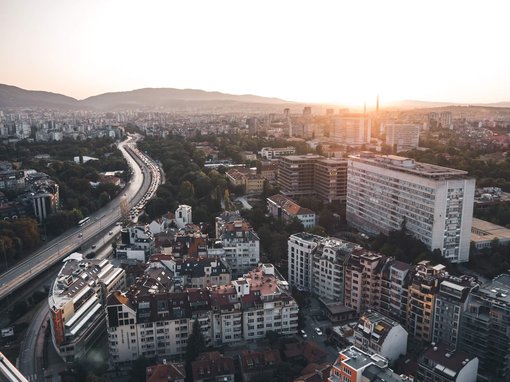 Buildings in Sofia, Bulgaria