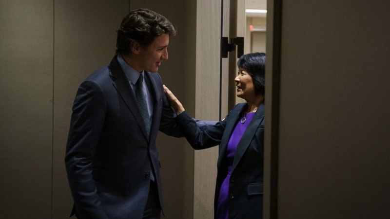 Canada's PM Justin Trudeau and Member of Parliament Olivia Chow