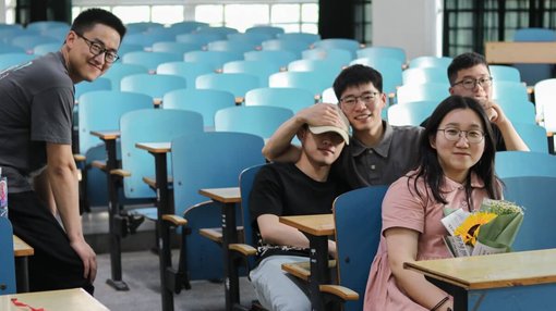 Chinese students in classroom