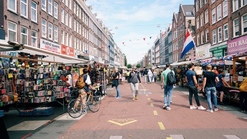 youngsters in Amsterdam, Netherlands